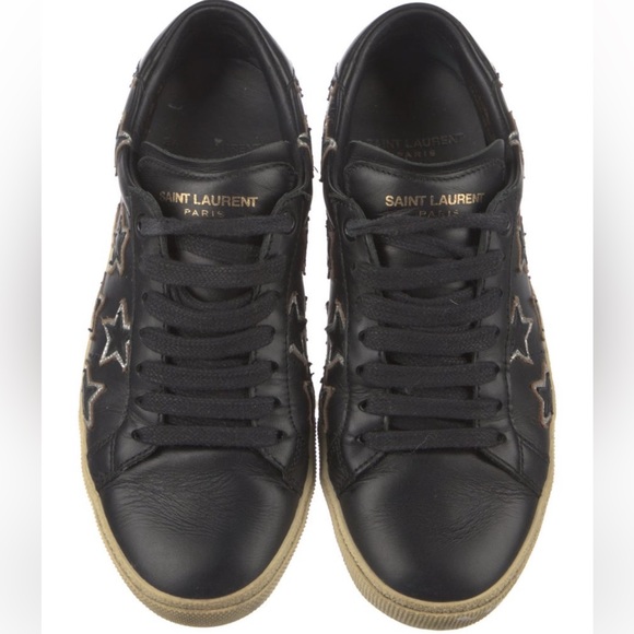 Saint Laurent leather sneakers - Picture 1 of 7